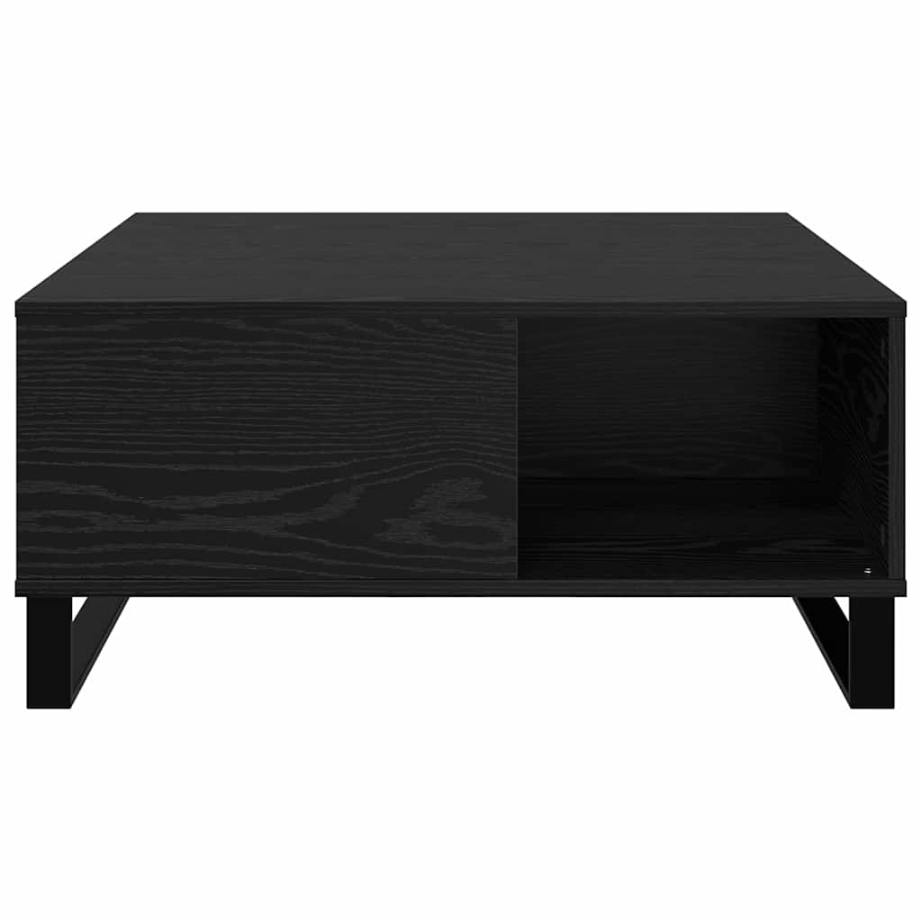 Dohányzóasztal Musta tammi 80 x 80 x 36.5 cm Faanyag