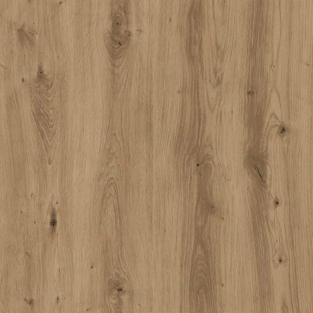 Konzolasztal polcokkal kézműves tölgy 75 x 22.5 x 75 cm