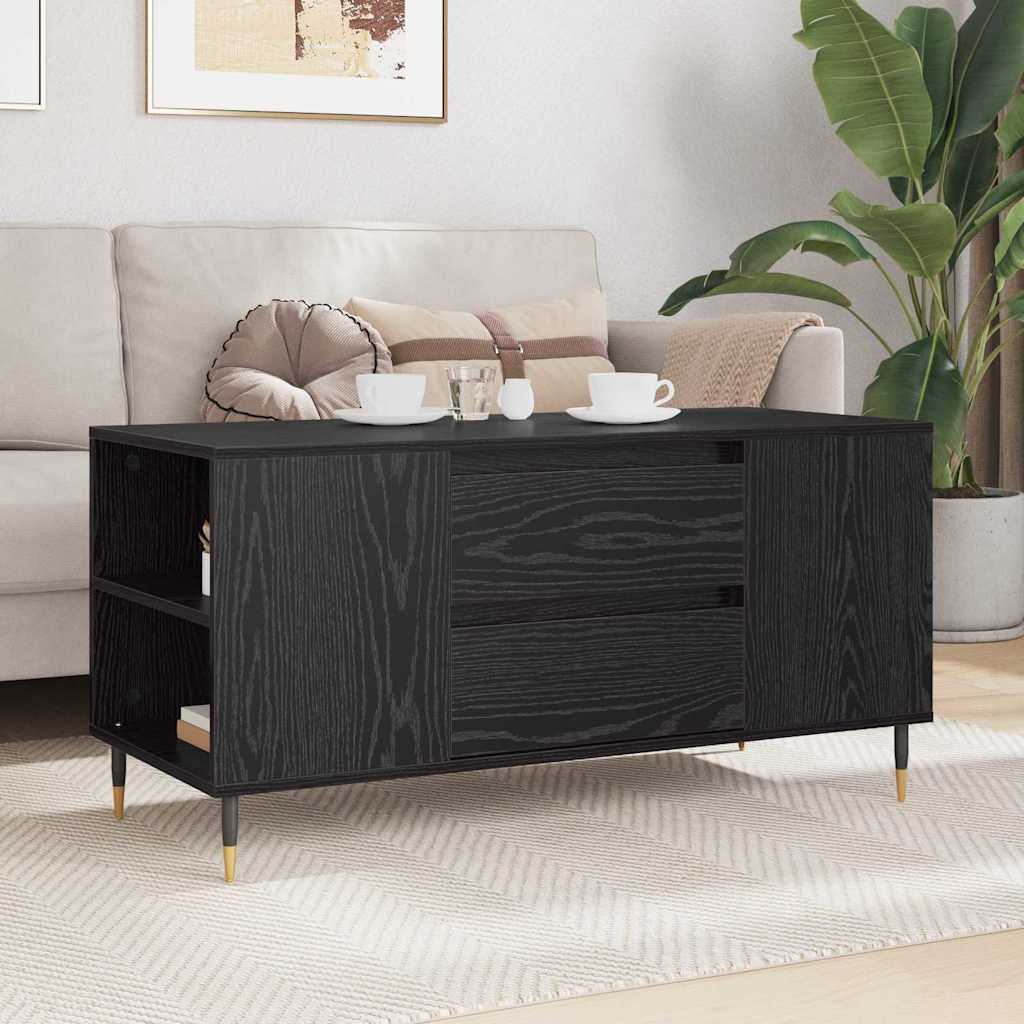 Dohányzóasztal Musta tammi 102 x 44.5 x 50 cm Faanyag