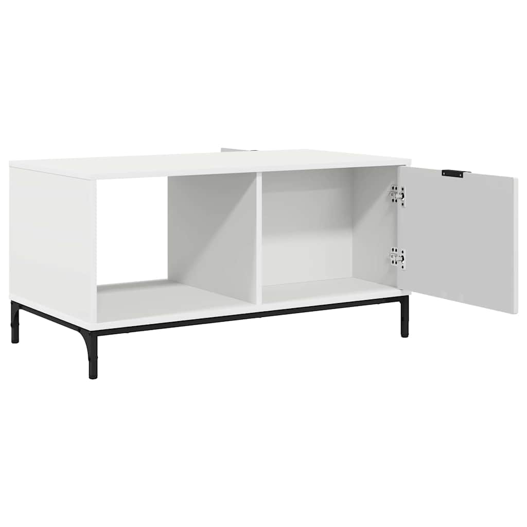 Dohányzóasztal Fehér 90 x 49 x 46 cm Faanyag