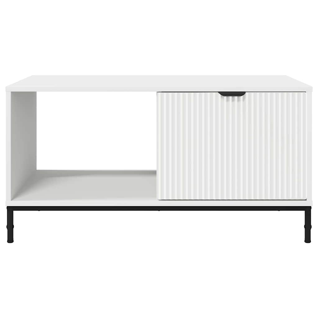 Dohányzóasztal Fehér 90 x 49 x 46 cm Faanyag