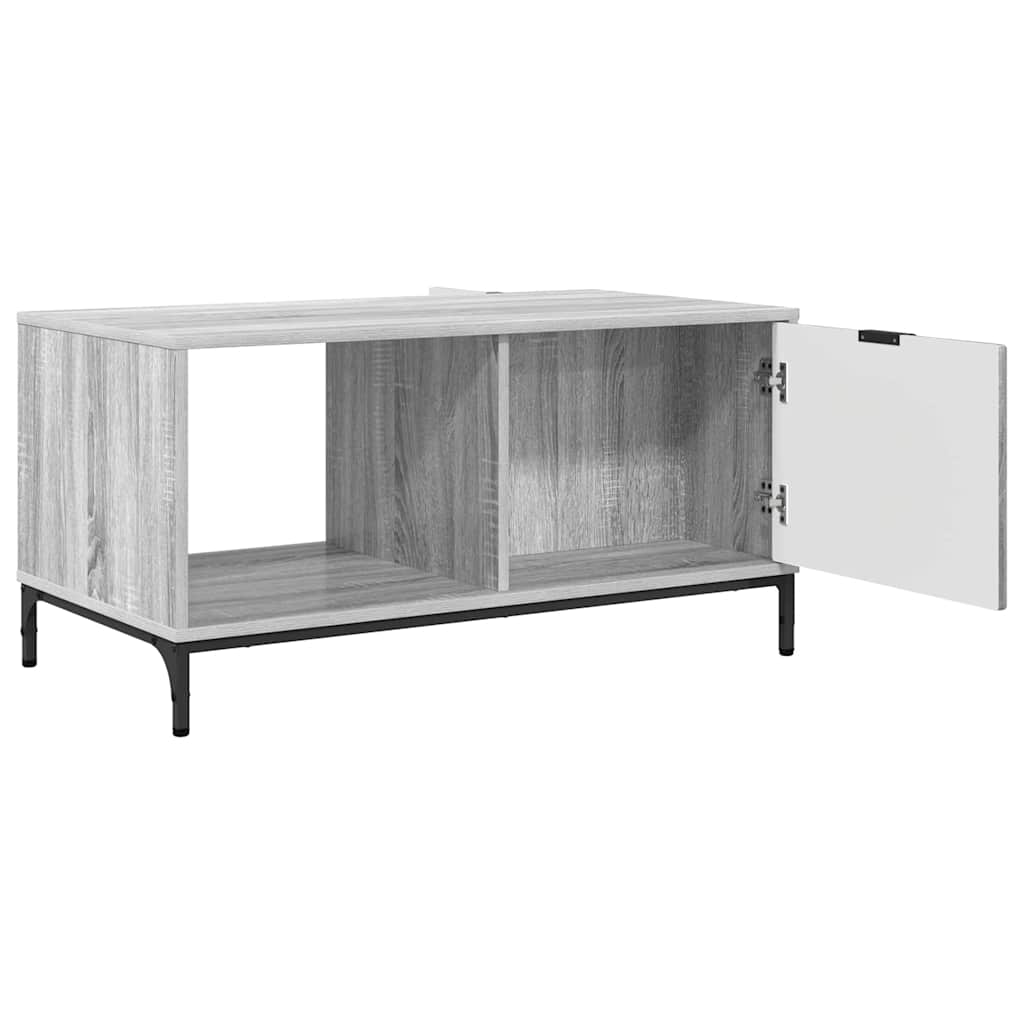Dohányzóasztal Szürke sonoma 90 x 49 x 46 cm Faanyag