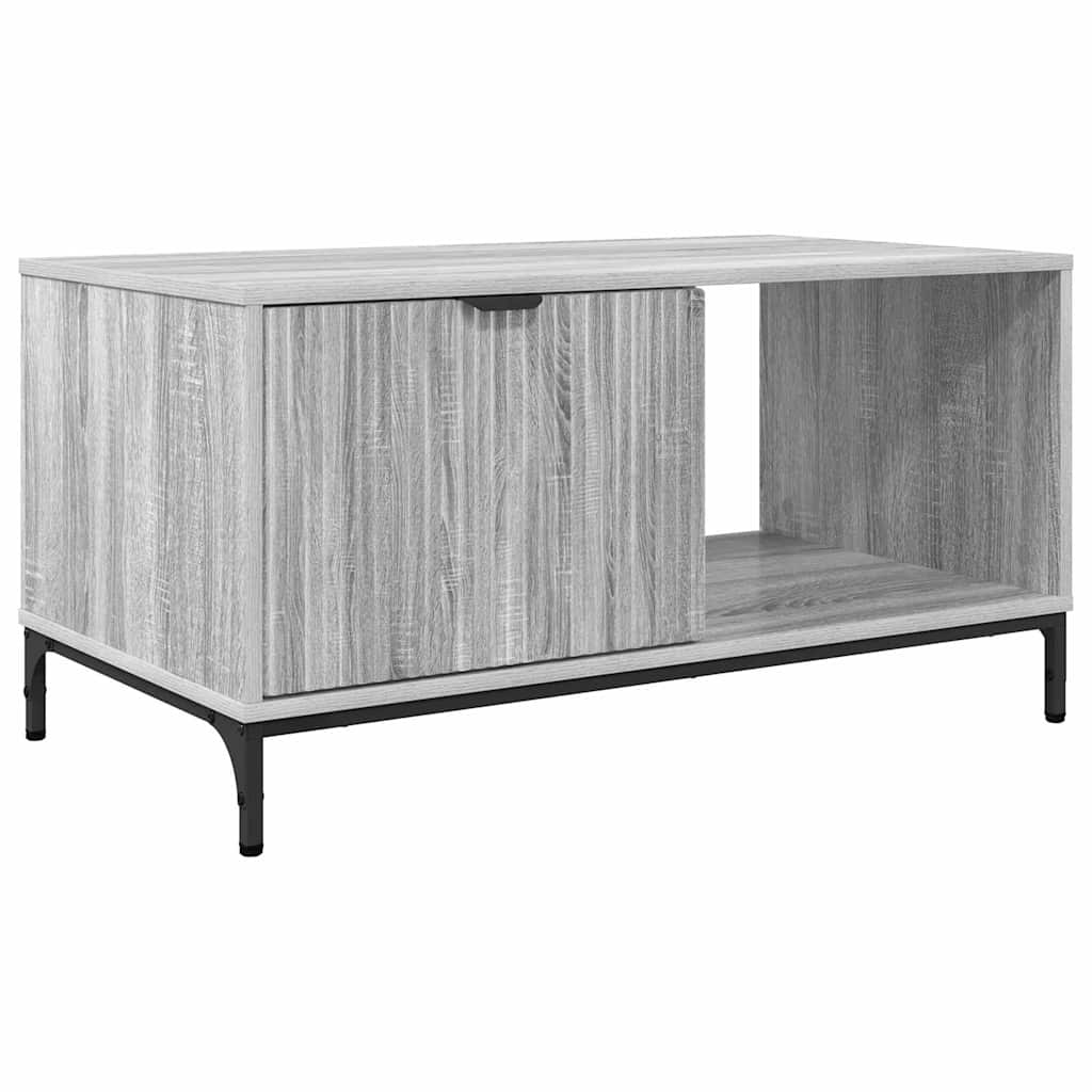 Dohányzóasztal Szürke sonoma 90 x 49 x 46 cm Faanyag