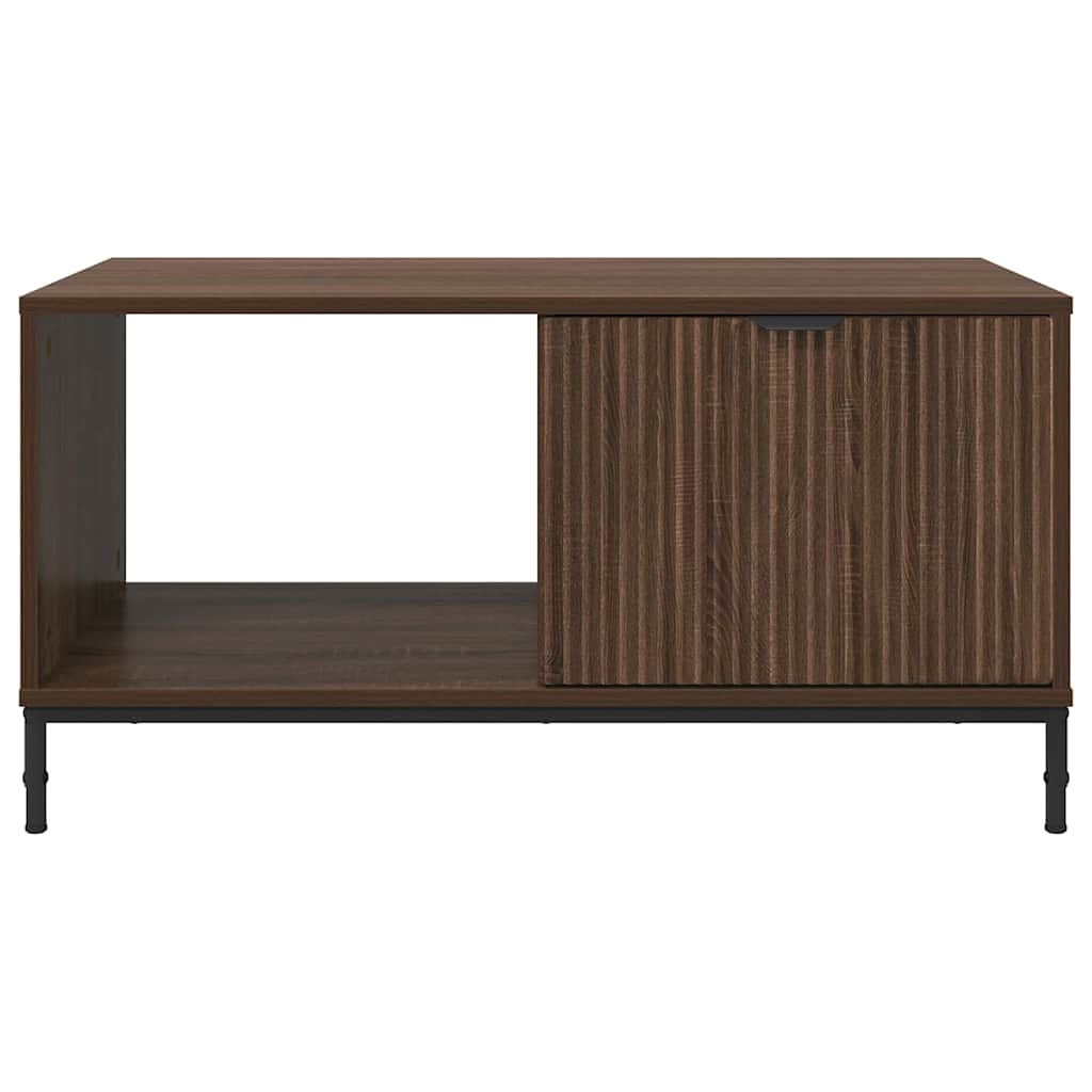 Dohányzóasztal barna tölgy 90 x 49 x 46 cm Faanyag