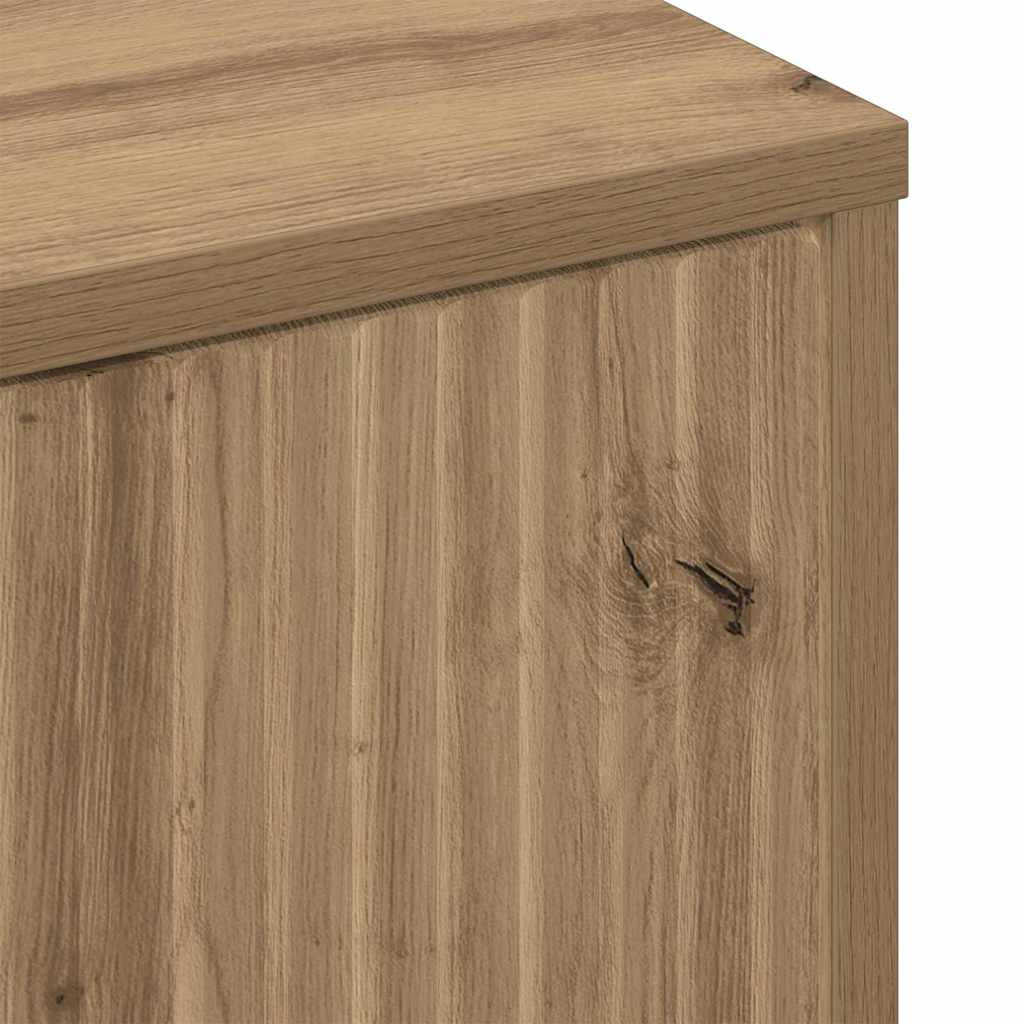 Dohányzóasztal kézműves tölgy 90 x 49 x 46 cm Faanyag