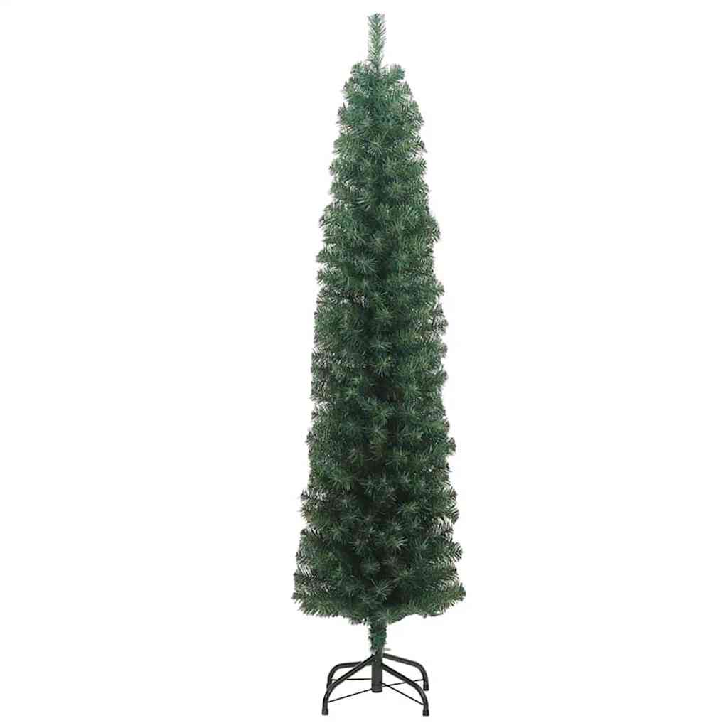 Mű karácsonyfa 300 LED-del Zöld 180 cm PVC, acél és műanyag