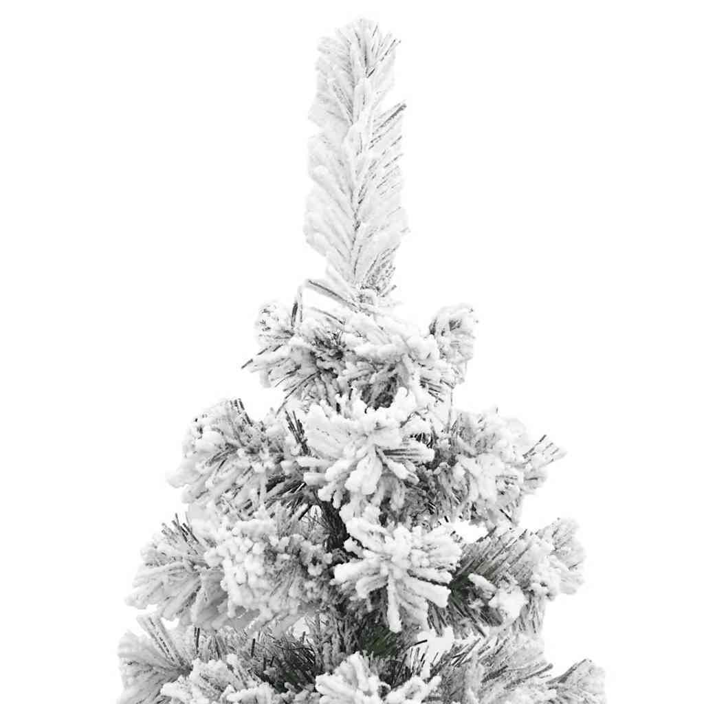 Mű karácsonyfa 300 LED-del Zöld 240 cm PVC, acél és műanyag