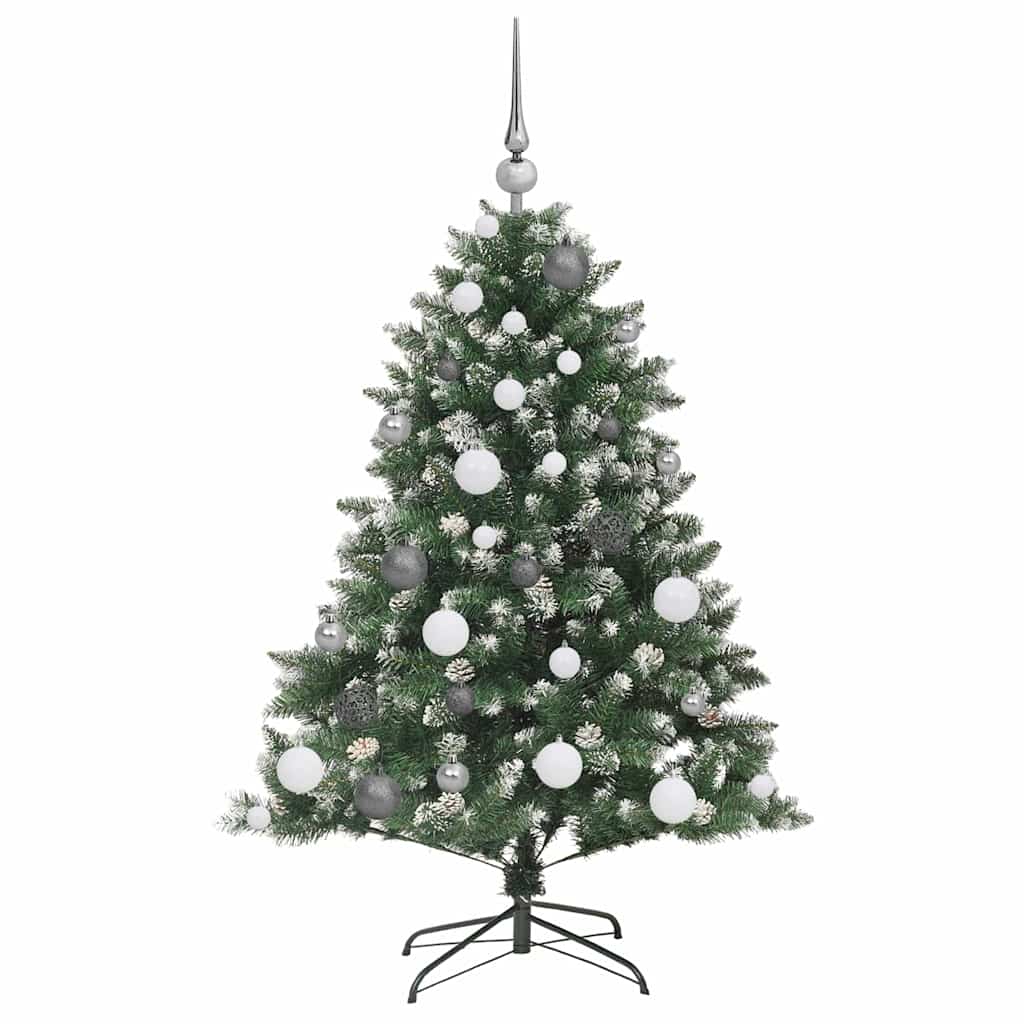Mű karácsonyfa Zöld 85 x 85 x 120 cm PVC és Műanyag és Acél
