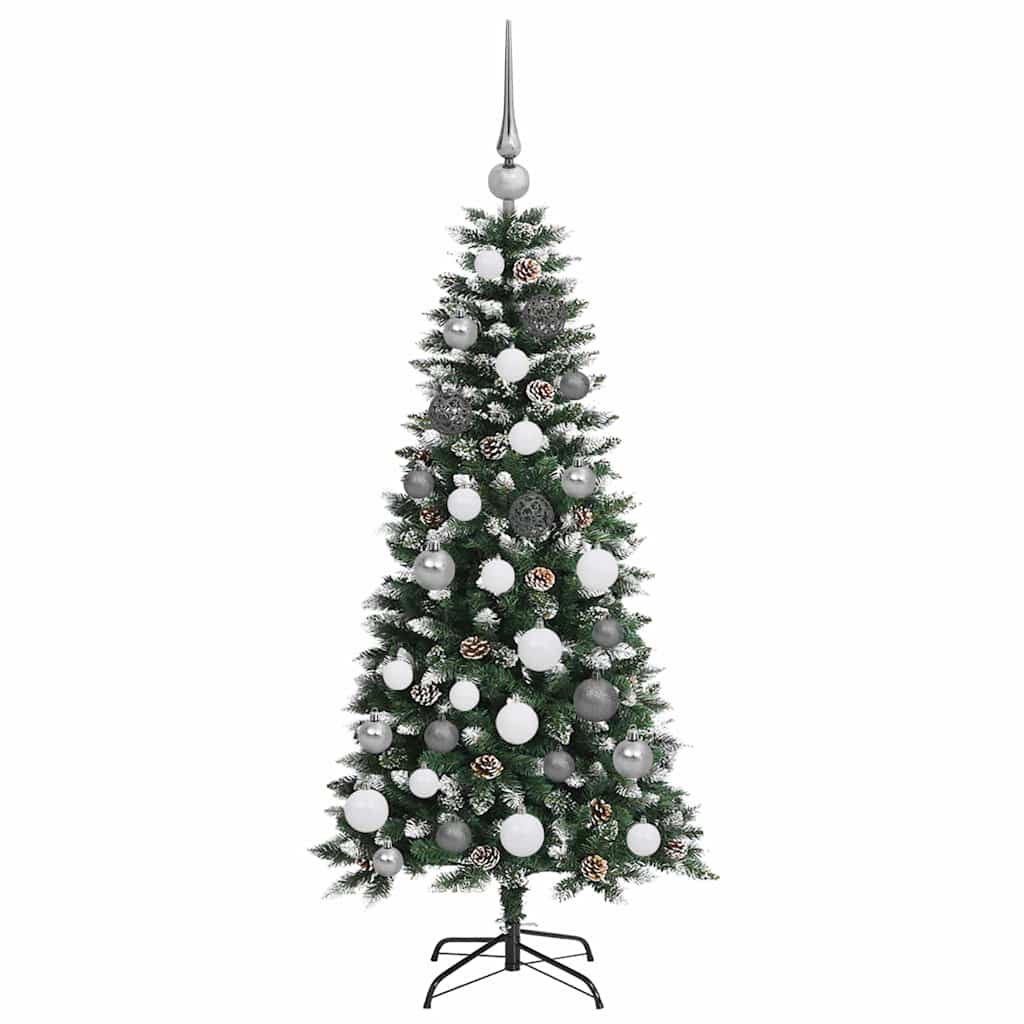 Mű karácsonyfa Zöld 55 x 55 x 120 cm PVC és Műanyag és Acél