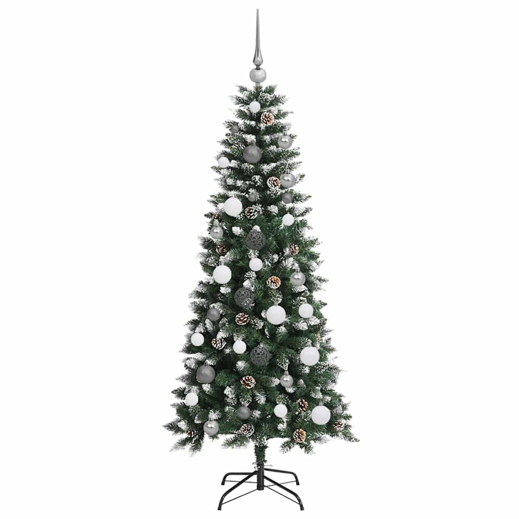 Mű karácsonyfa Zöld 66 x 66 x 150 cm PVC és Műanyag és Acél