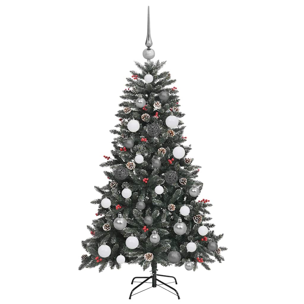 Mű karácsonyfa Zöld 68 x 68 x 120 cm PVC és Műanyag és Acél