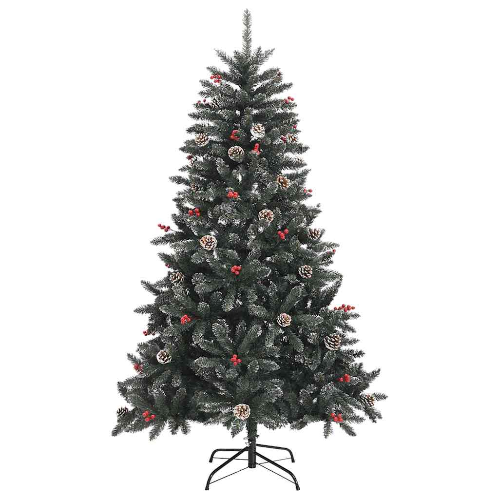 Mű karácsonyfa Zöld 68 x 68 x 120 cm PVC és Műanyag és Acél