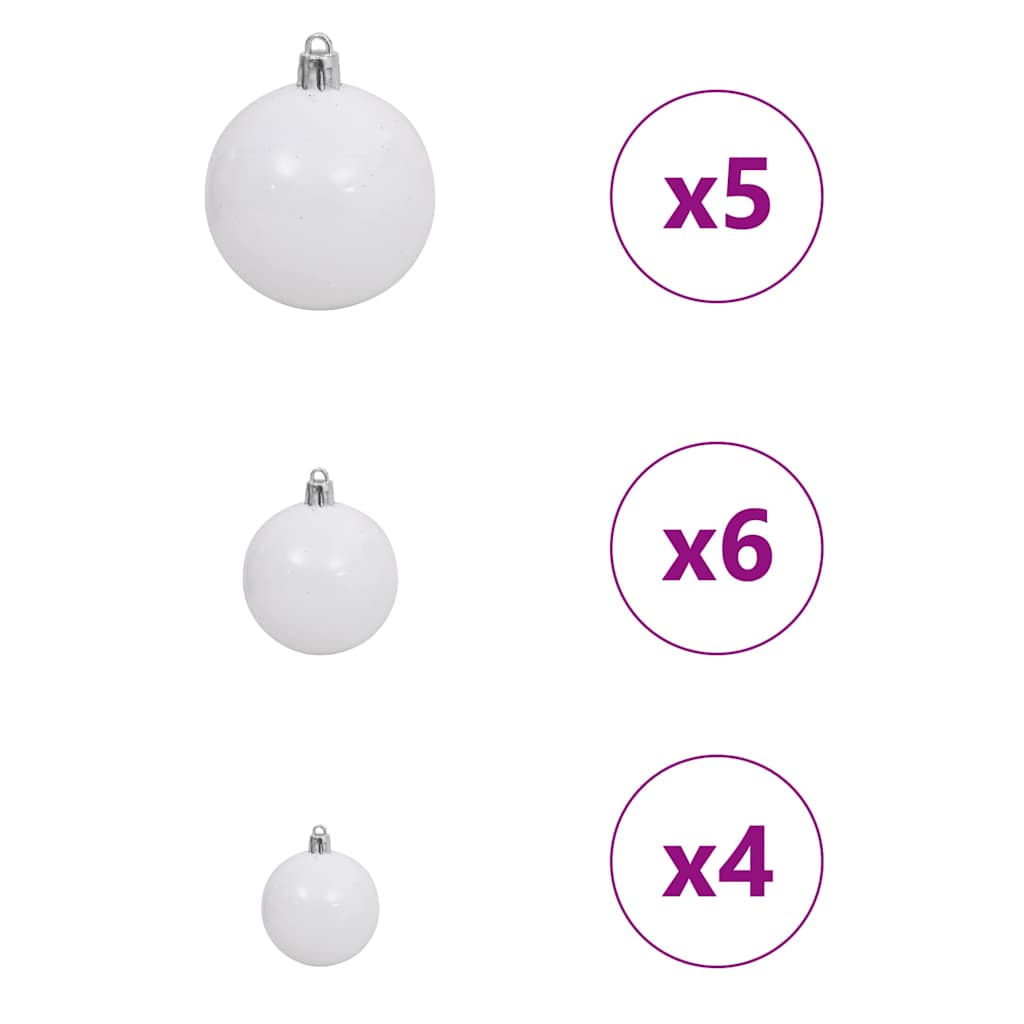 Mű karácsonyfa Zöld 68 x 68 x 120 cm PVC és Műanyag és Acél