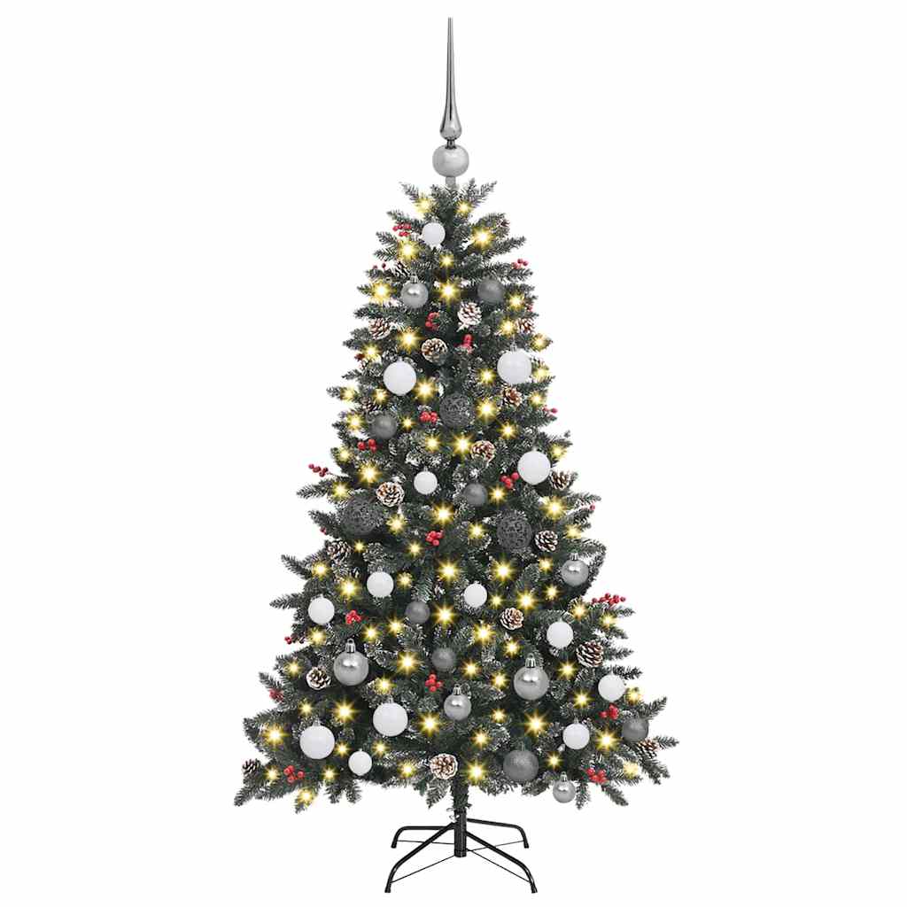 Mű karácsonyfa Zöld 83.5 x 83.5 x 150 cm PVC és Műanyag és Acél