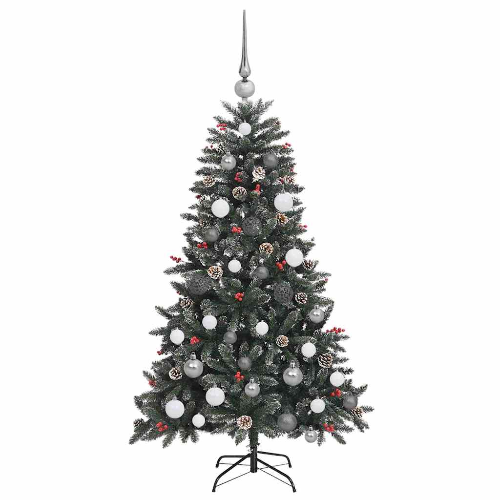 Mű karácsonyfa Zöld 83.5 x 83.5 x 150 cm PVC és Műanyag és Acél