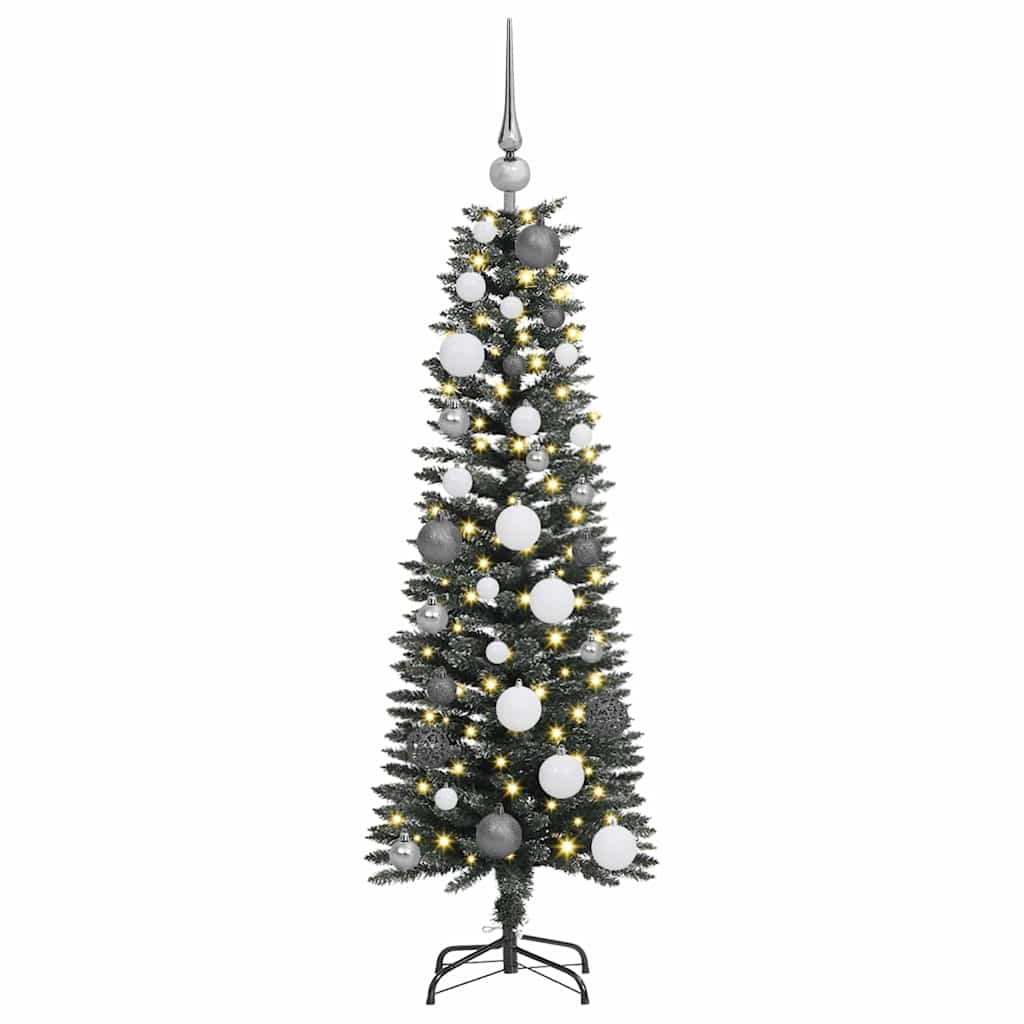 Mű karácsonyfa Zöld 40,5 x 40,5 x 120 cm PVC és Műanyag és Acél