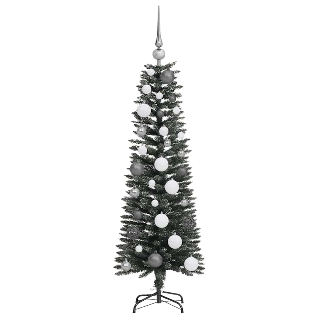 Mű karácsonyfa Zöld 40,5 x 40,5 x 120 cm PVC és Műanyag és Acél
