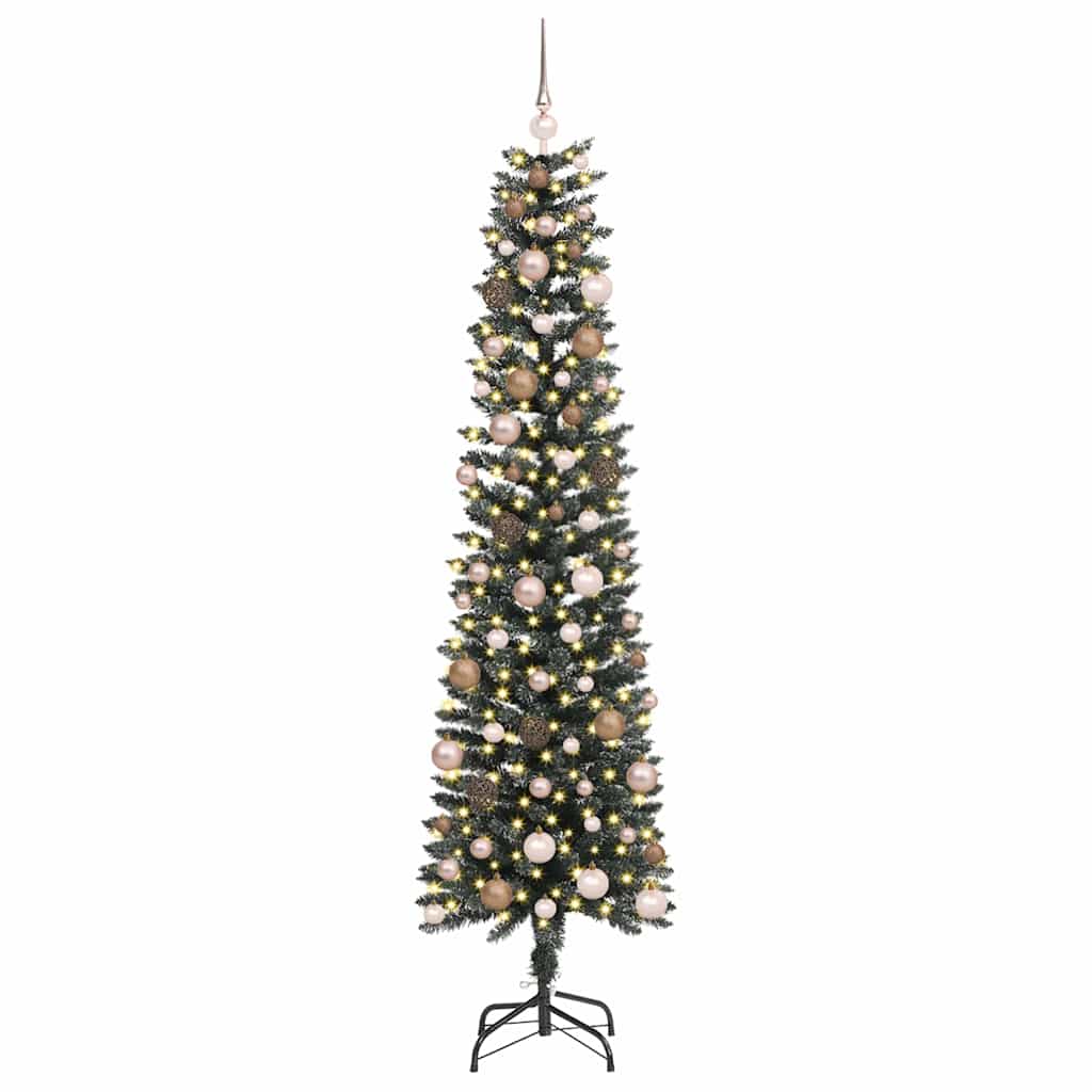 Mű karácsonyfa Zöld 58 x 58 x 210 cm PVC és Műanyag és Acél