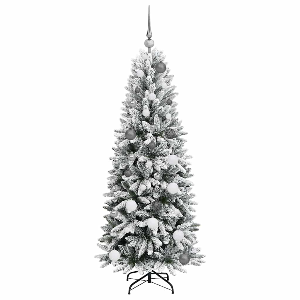 Mű karácsonyfa 150 LED-del állvánnyal Fehér 63 x 63 x 150 cm