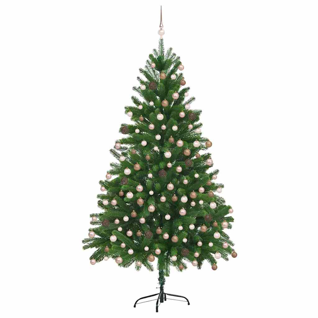 Karácsonyfa 300 LED-del állvánnyal Zöld 180 cm PE
