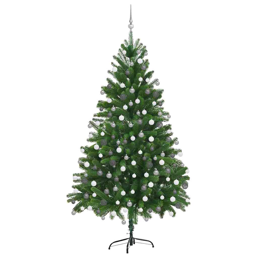 Karácsonyfa 300 LED-del állvánnyal Zöld 180 cm PE