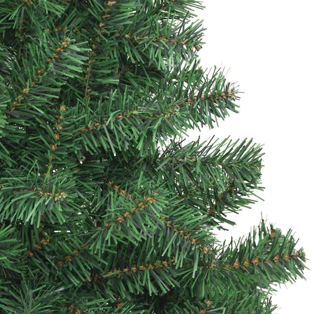 Karácsonyfa 300 LED-del állvánnyal Zöld 180 cm PVC