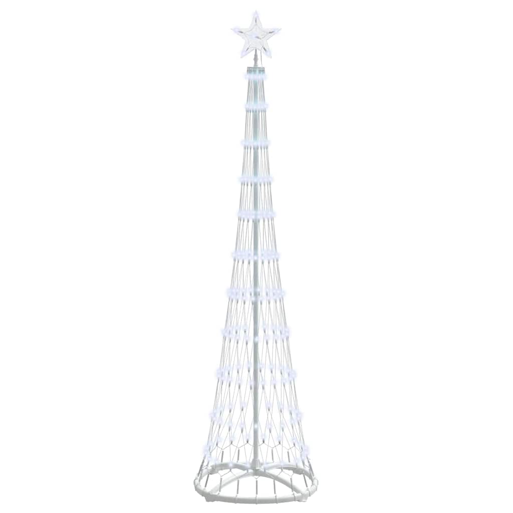 LED Karácsonyi Fenyő Hideg fehér 51 x 51 x 190 cm Fém