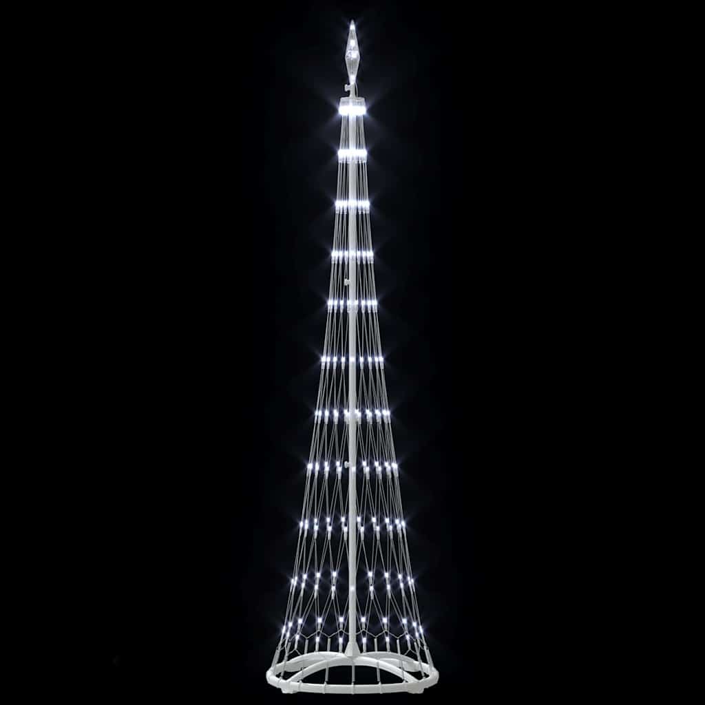 LED Karácsonyi Fenyő Hideg fehér 51 x 51 x 190 cm Fém