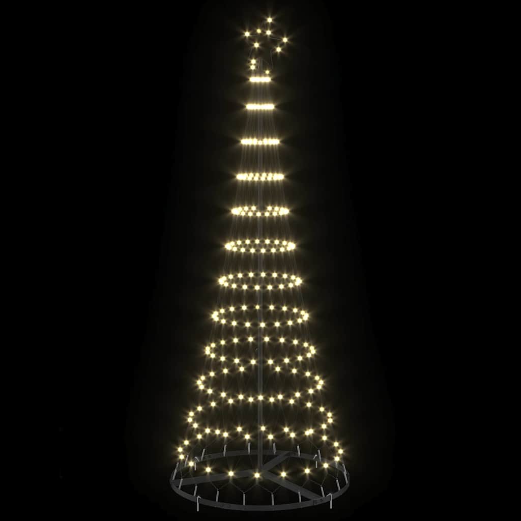 LED Karácsonyi Fenyő Meleg fehér 71 x 71 x 184.5 cm Fém