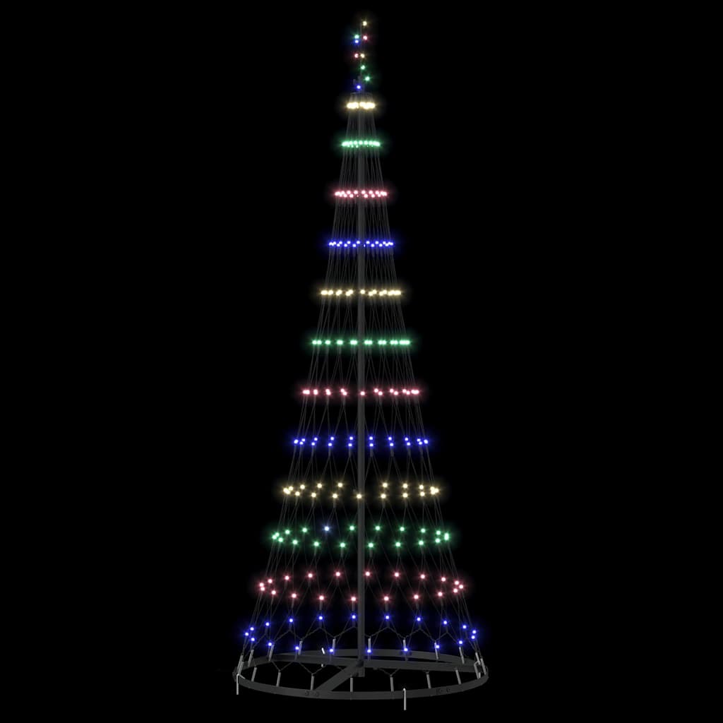LED Karácsonyi Fenyő állvánnyal Sokszínű 71 x 71 x 184.5 cm Fém