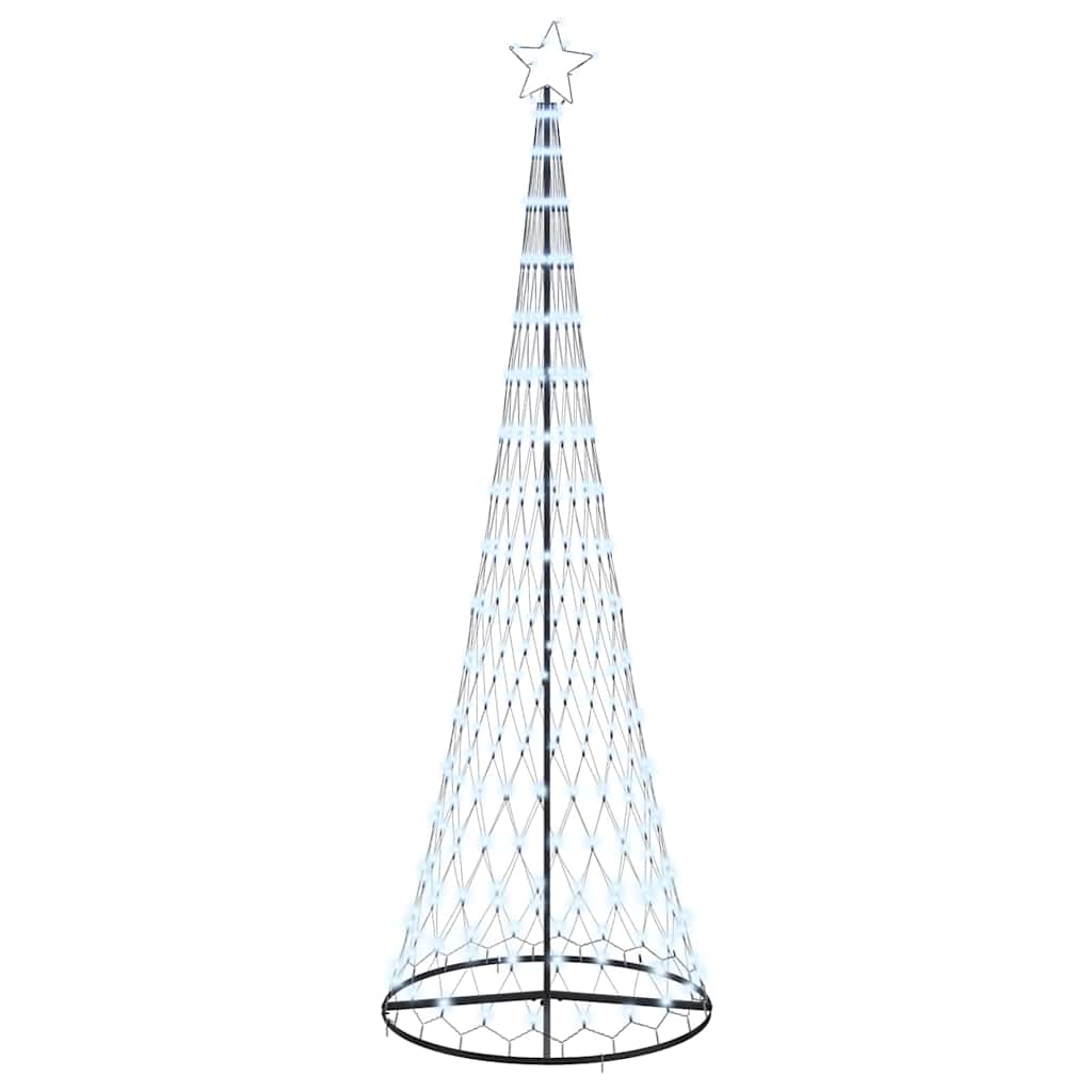 LED Karácsonyi Fenyő Hideg fehér 100.5 x 100.5 x 302.5 cm Fém