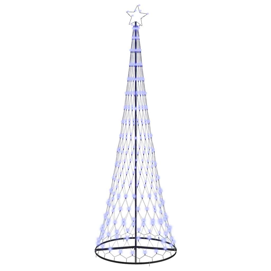 LED Karácsonyi Fenyő Kék 100.5 x 100.5 x 302.5 cm Fém