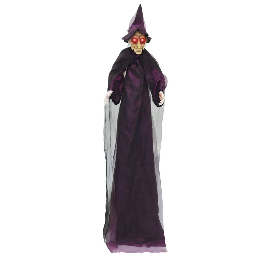 Halloween Beszélő Boszorka Lila 216 x 125 cm Poliészter