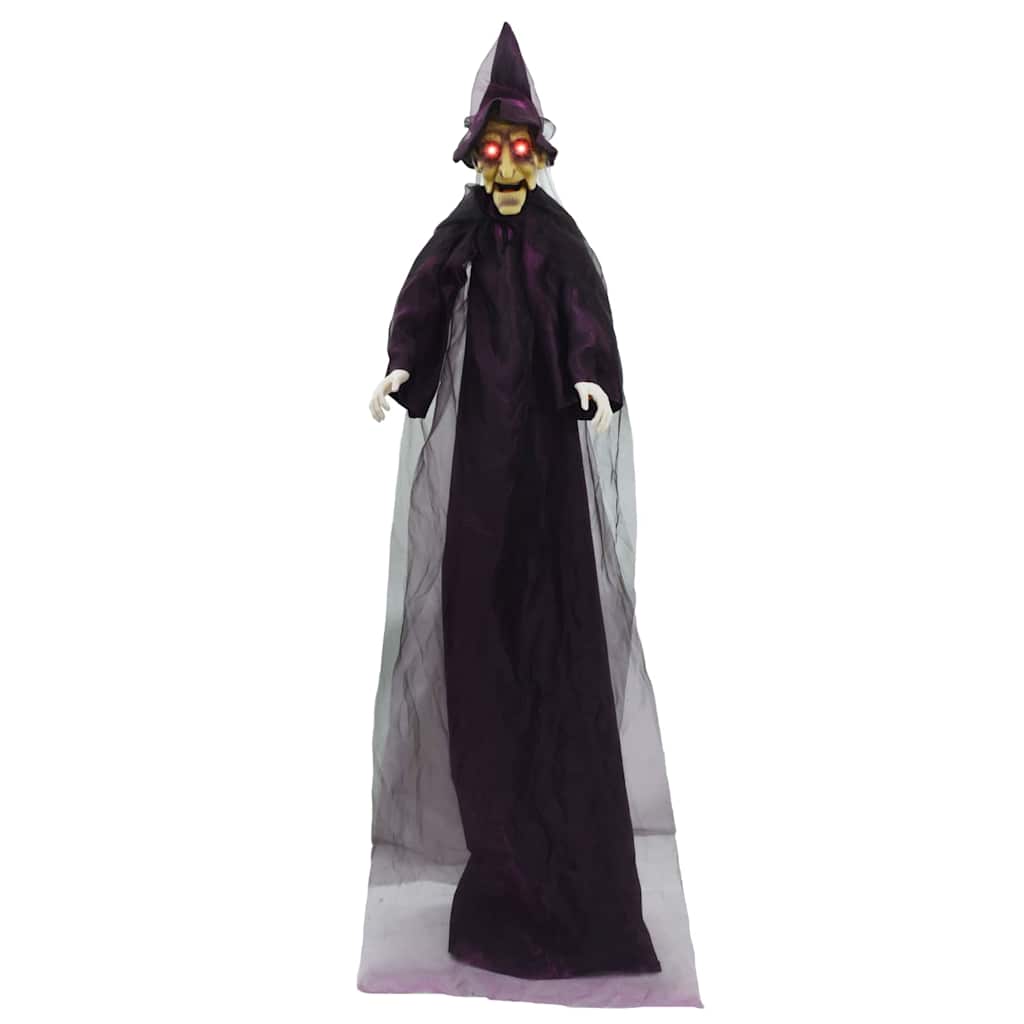 Halloween Beszélő Boszorka Lila 216 x 125 cm Poliészter