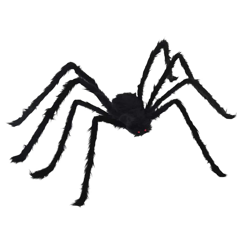 Halloween Pók Dísz 3 pcs Fekete 150 cm Poliészter és acél