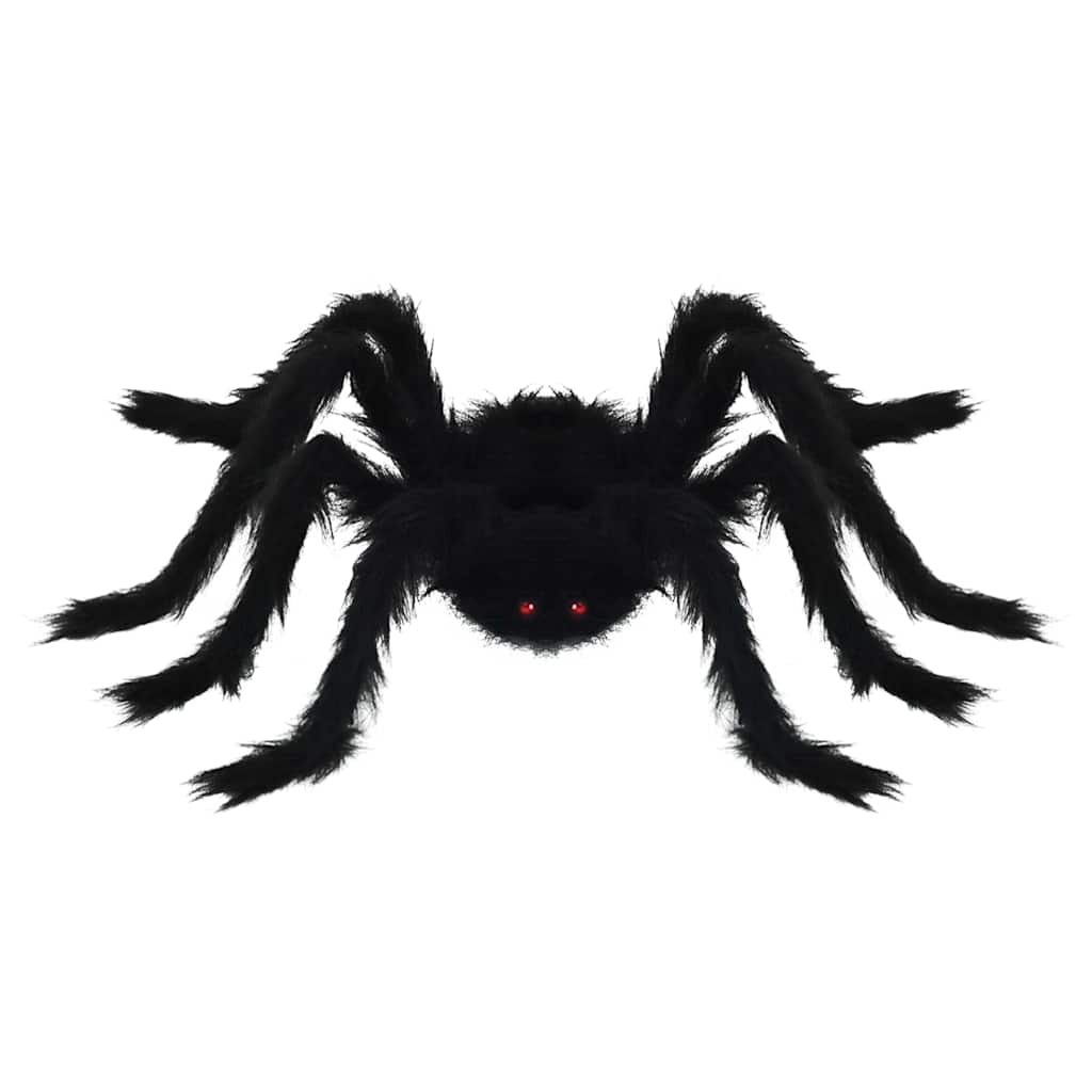 Halloween Pók Dísz 6 pcs Fekete 75 cm Poliészter és acél