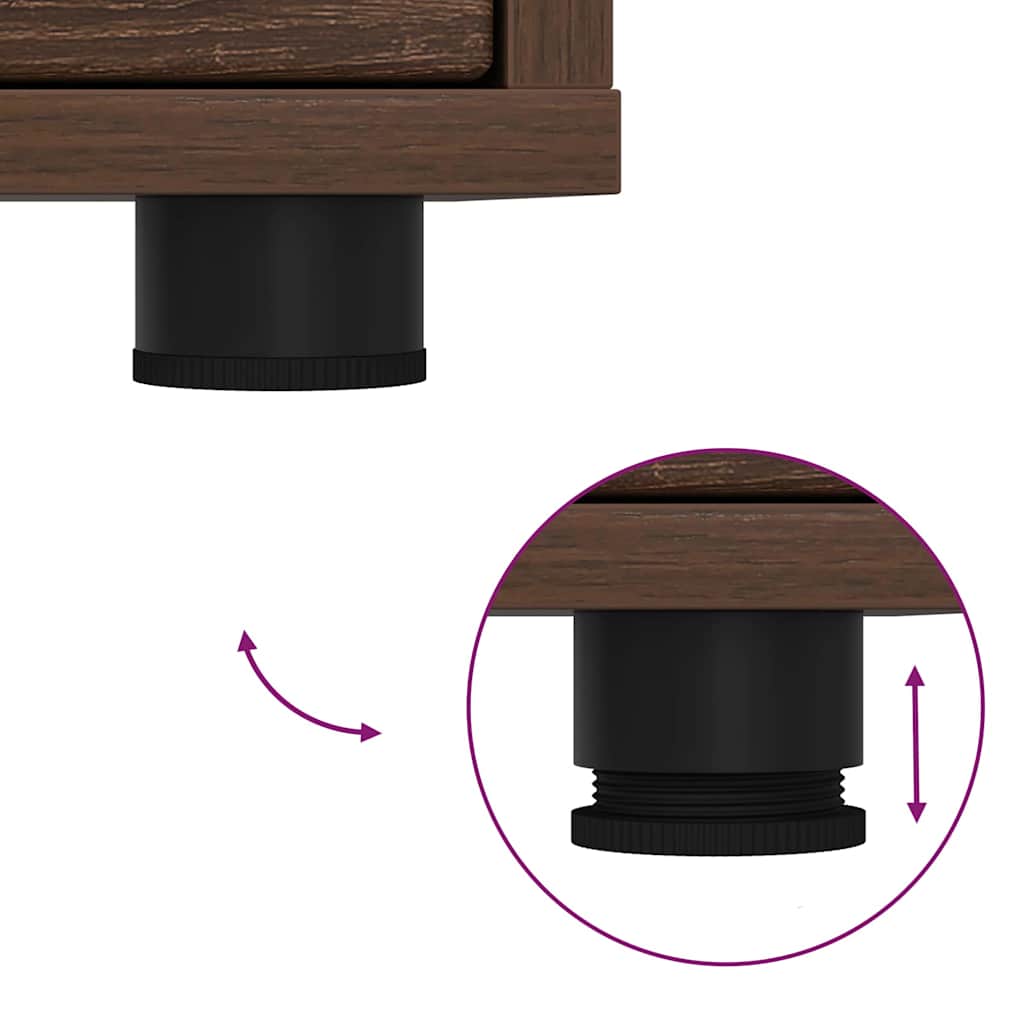 TV szekrény fiókkal Barna Tölgy 100 x 48 x 43 cm Faanyag