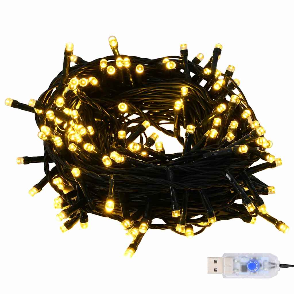 Karácsonyi Díszgömb Készlet 150 LED-del 61 pcs Fehér Műanyag