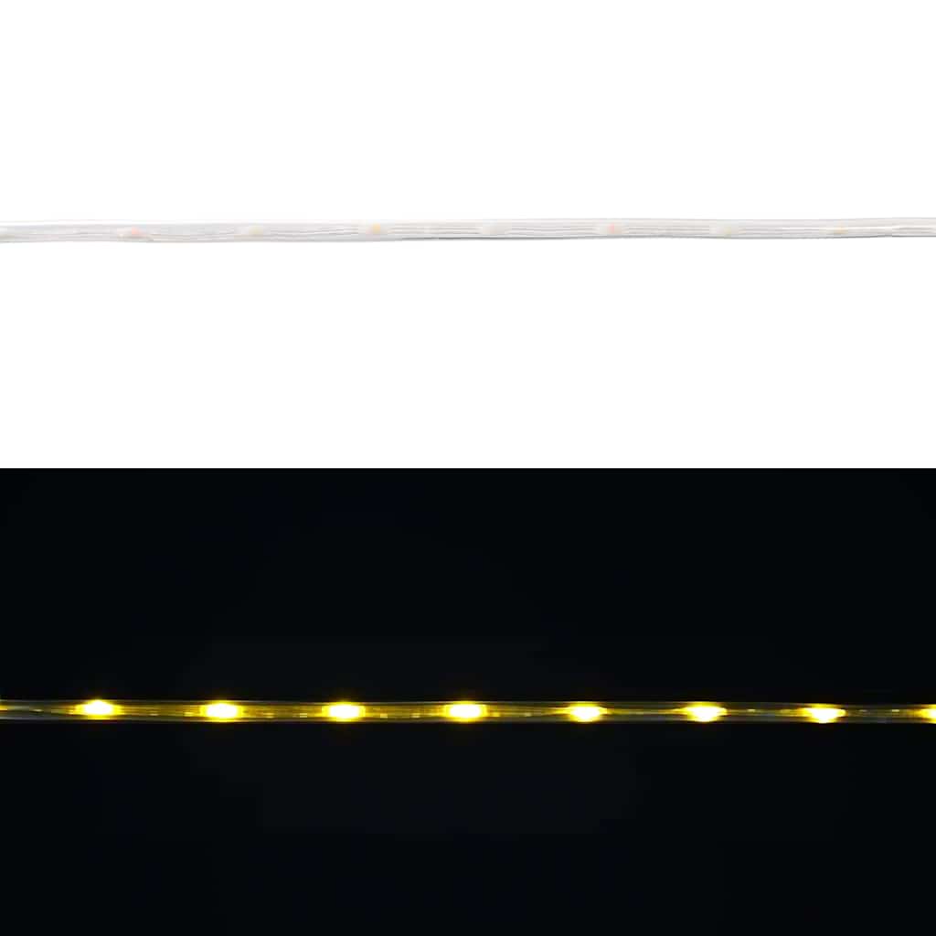 Kötél világítás 2400 LED-del Meleg fehér 100 m PVC