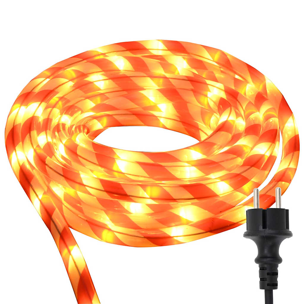 Kötél világítás 120 LED-del Meleg fehér 5 m PVC