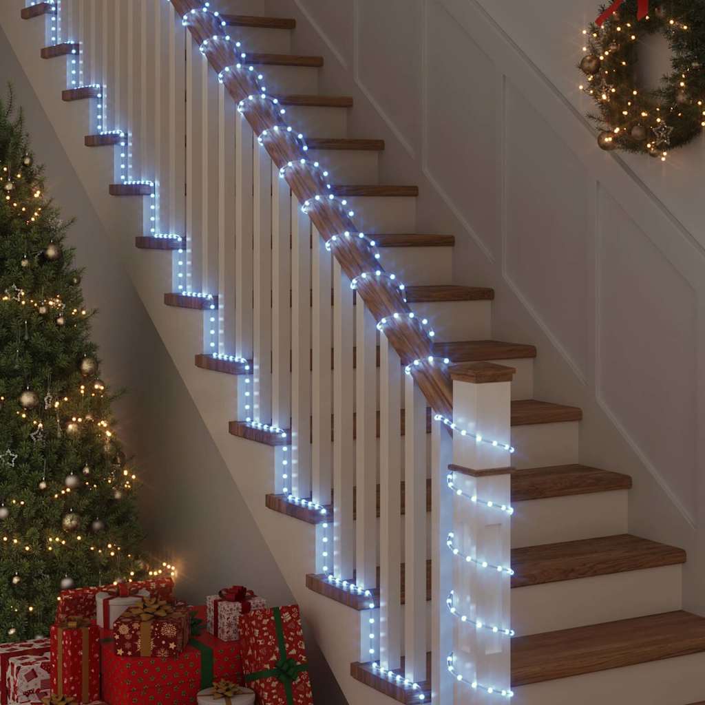 Kötél világítás 480 LED-del Hideg Fehér 20 m PVC