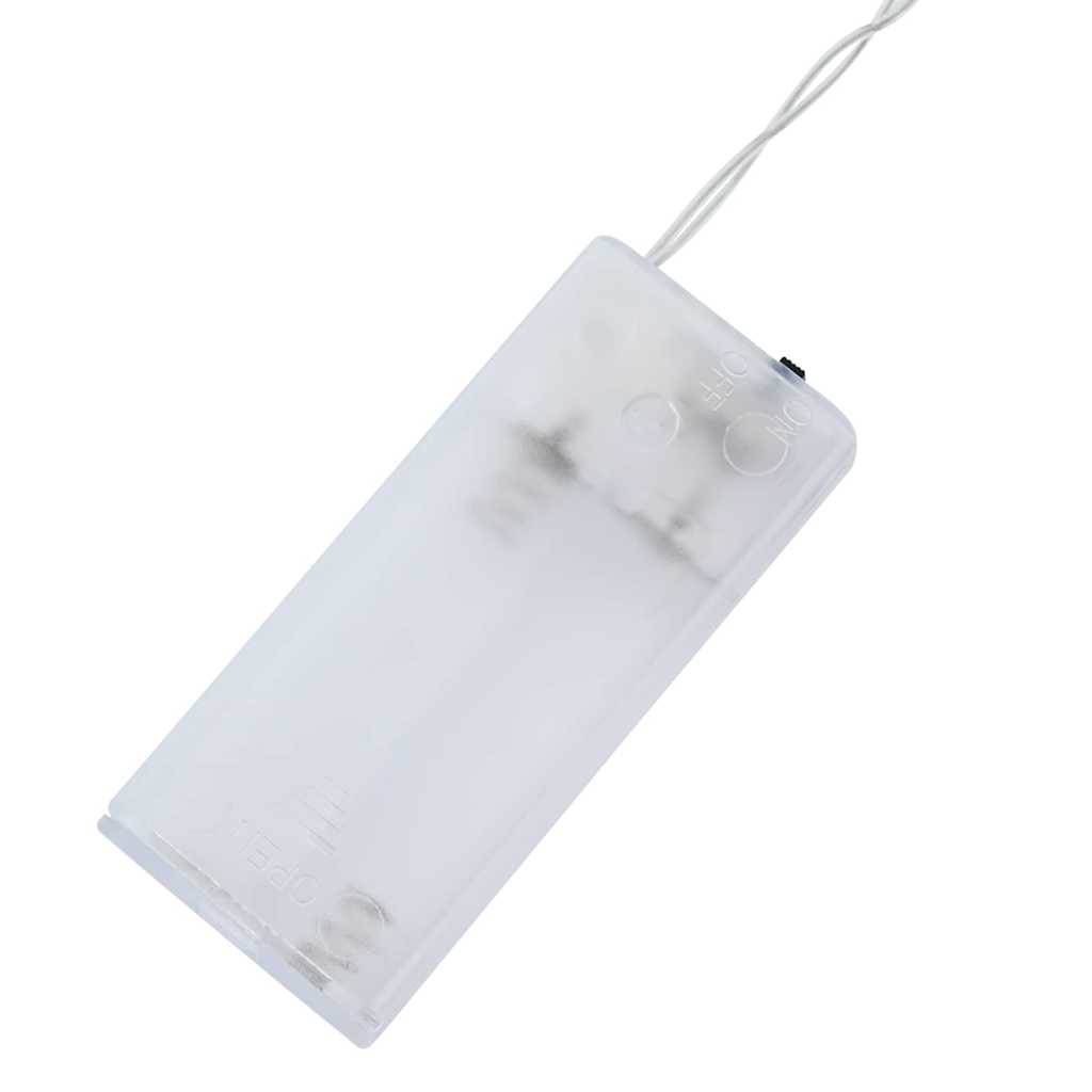 Karácsonyi gyertyatartó ív 10 LED gyertyával Piros