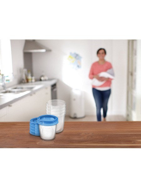 Via pohár szet tetõvel Avent 180 ml - 5 db