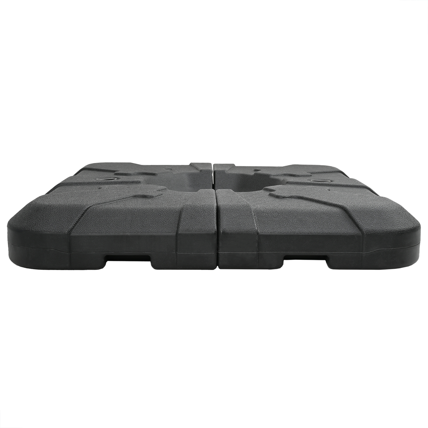 Esernyő Alap Szett 2 pcs Fekete 88.5 x 88.5 x 12 cm Műanyag