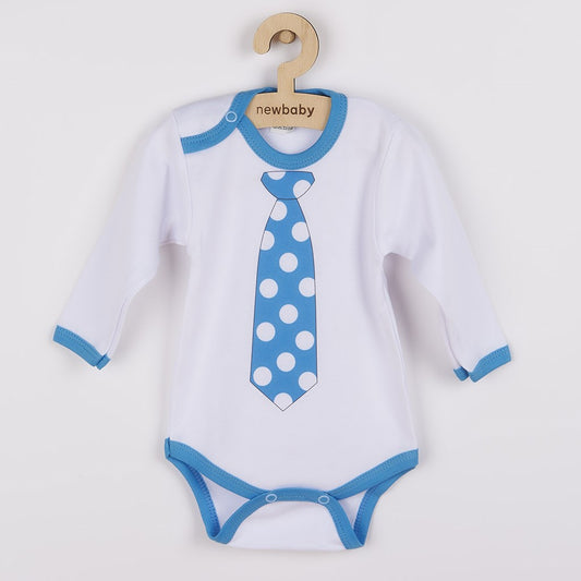 Body nyomtatott mintával New baby türkiz nyakkendõvel