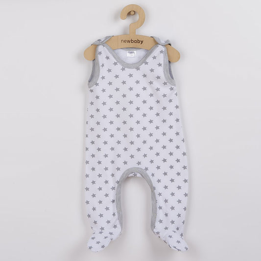 baba rugdalózó New baby Classic II szürke csillagokkal