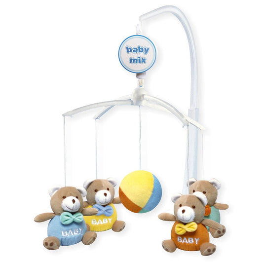 Körhinta a kiságy fölé baby Mix macik