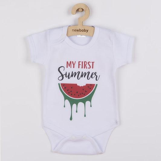 Body nyomtatással New baby My first Summer