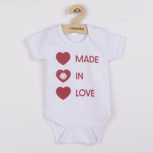 Body nyomtatással New baby MADE IN LOVE
