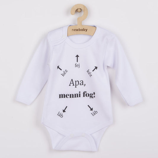 Body nyomtatással New baby Apa, menni fog!